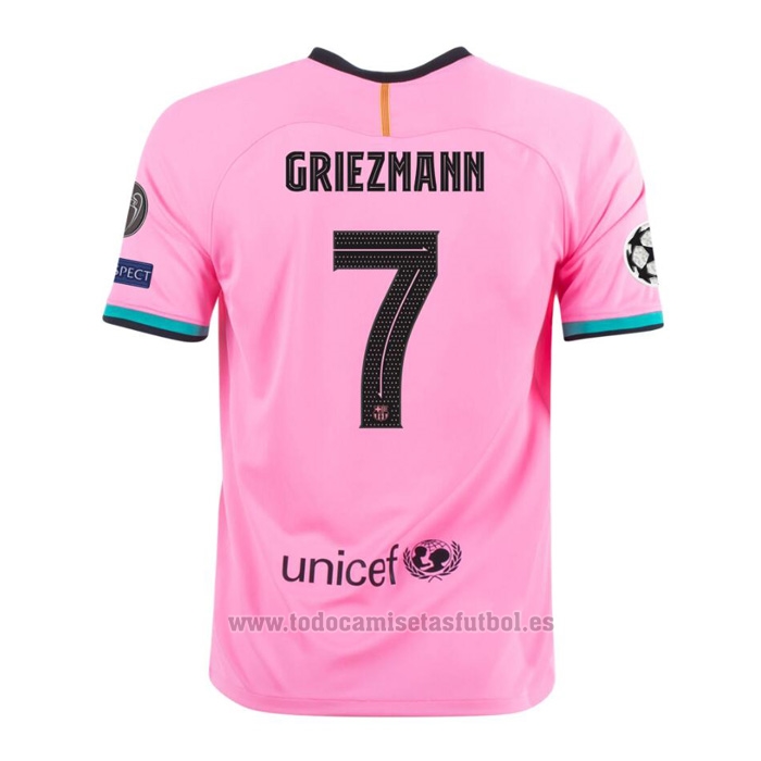 Camiseta Barcelona Jugador Griezmann 3ª 2020-2021